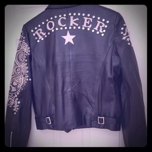 Leather Bunker Jacket